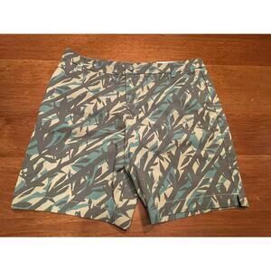 New Size 10 Patagonia All-wear Stretch Shorts Floral Fern Camouflage 8 Inch